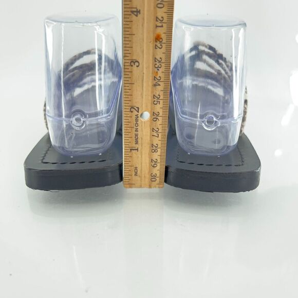 Ted Baker London Black Faux Snake Teppo Flat Sandal Women's 39.5 9 Slip On - Picture 8 of 14